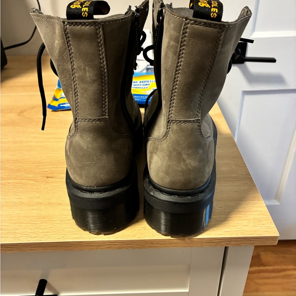Dr. Martens Gray Jadon Boots - Picture 7 of 8
